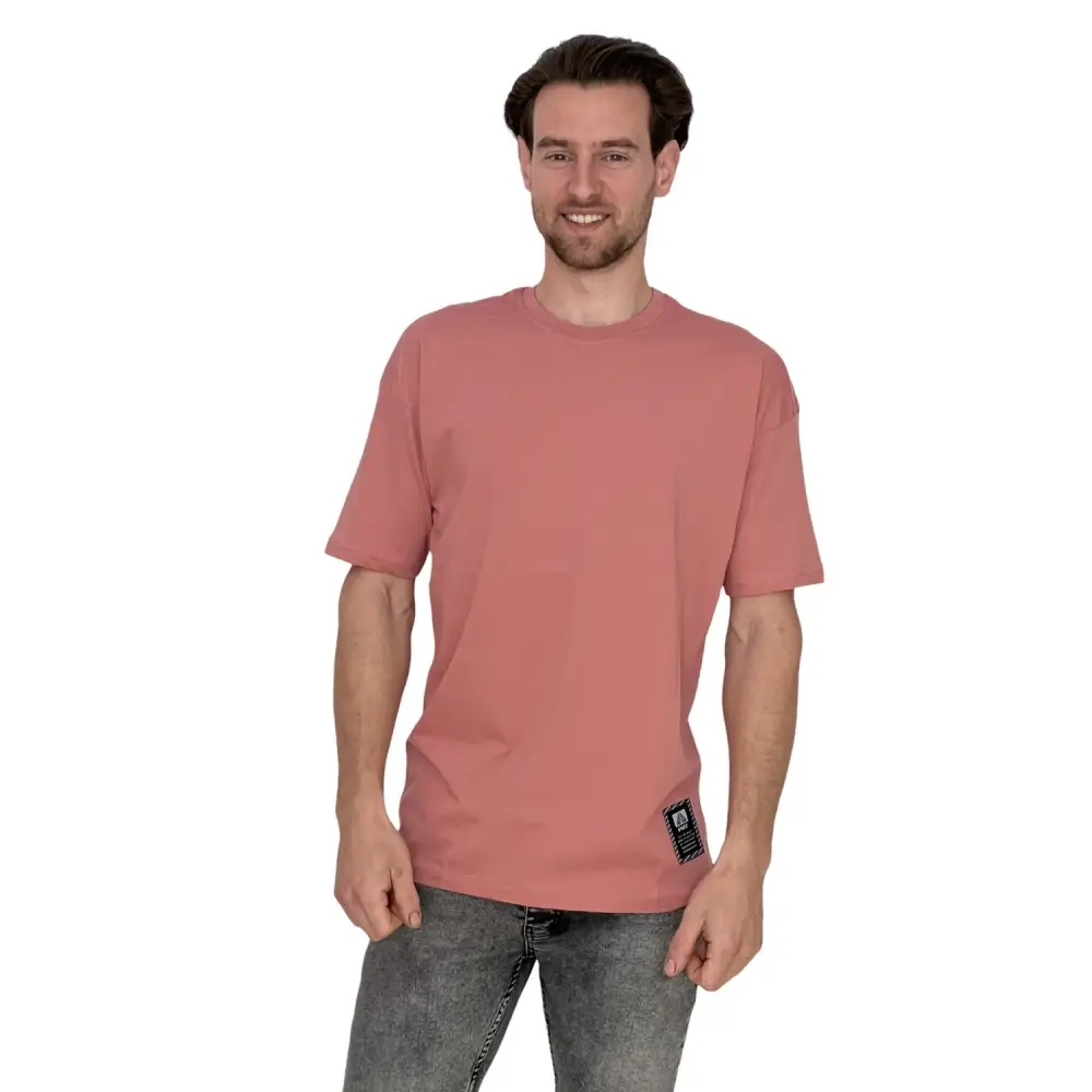 Αντρικό ροζ t-shirt