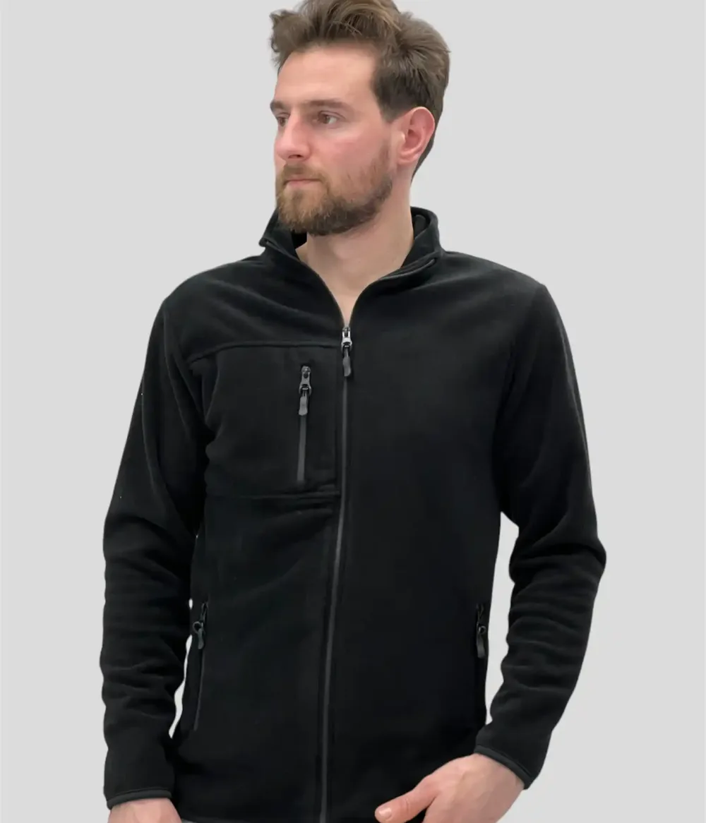 Unisex Fleece Jacket Μαύρο