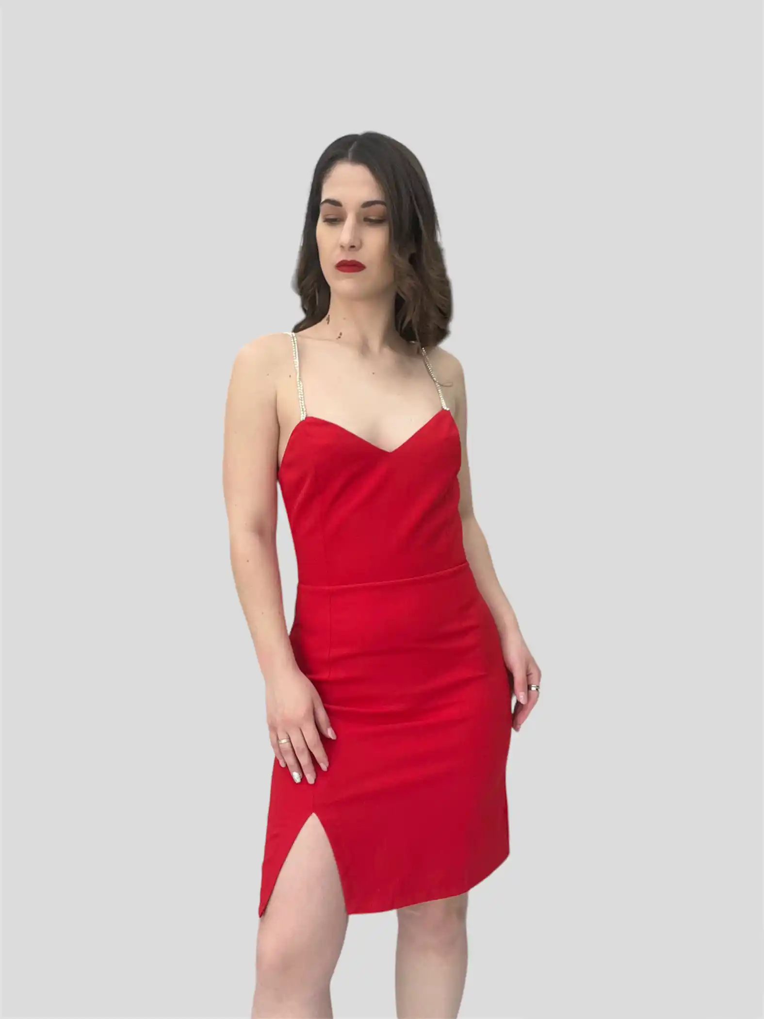 Μίνι φόρεμα κόκκινο