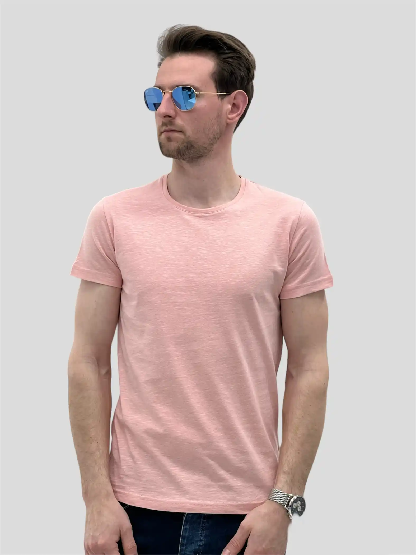 Αντρικό Ροζ Τ-shirt