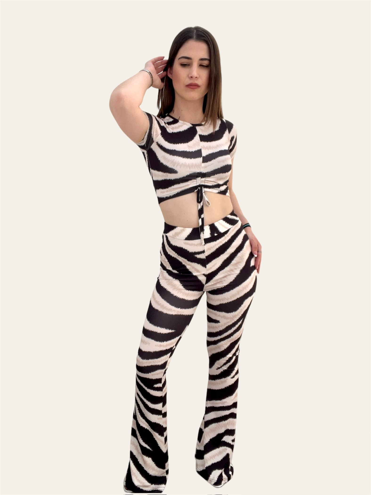 Γυναικείο Σετ Animal Print Zebra