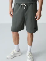 Καφέ Ανδρικό Oversize Fit Σετ Σορτς από Βαμβάκι - Air Jones