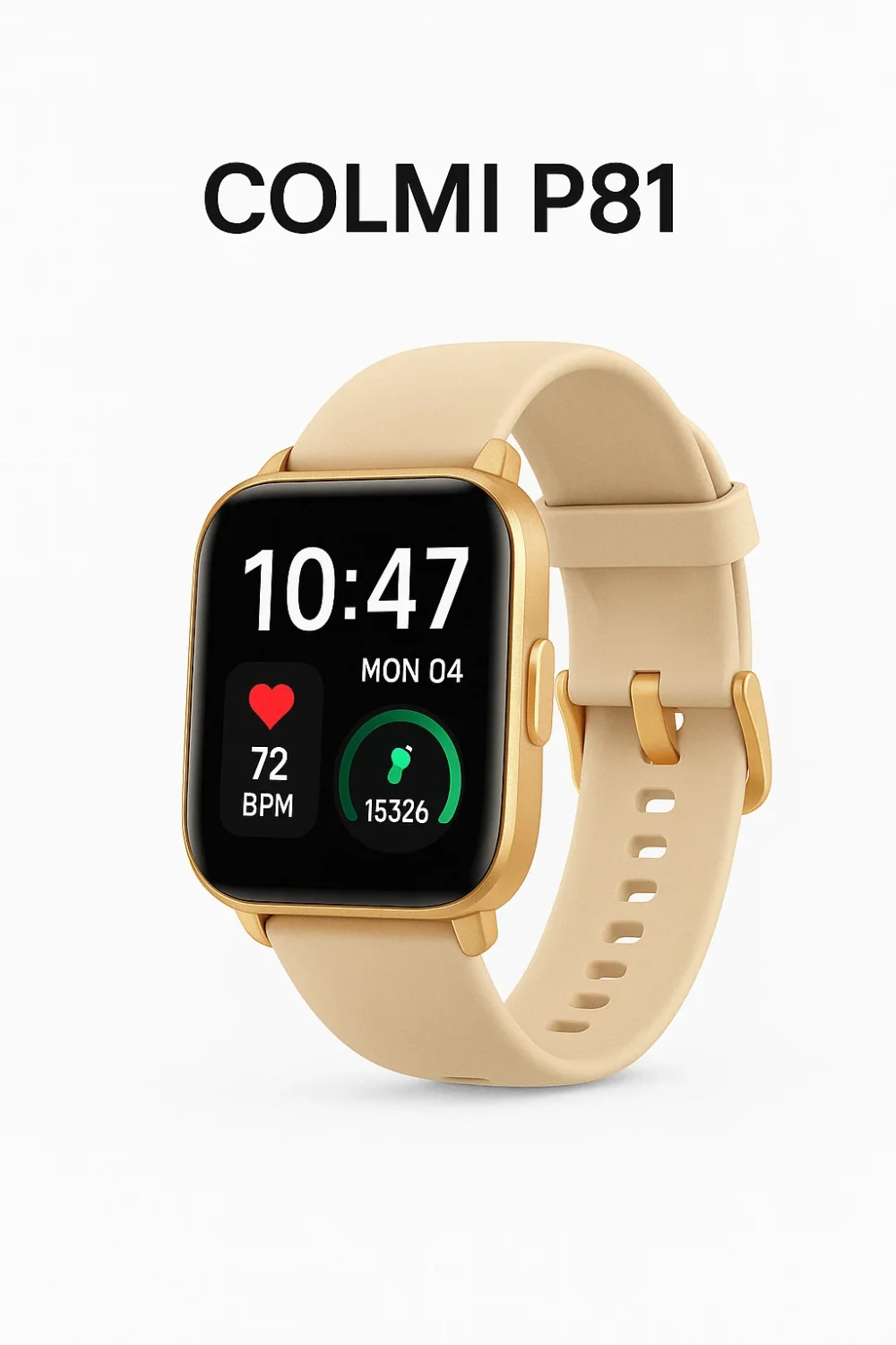 SMARTWATCH COLMI P81 Smartwatch - Χρυσό - Image 1