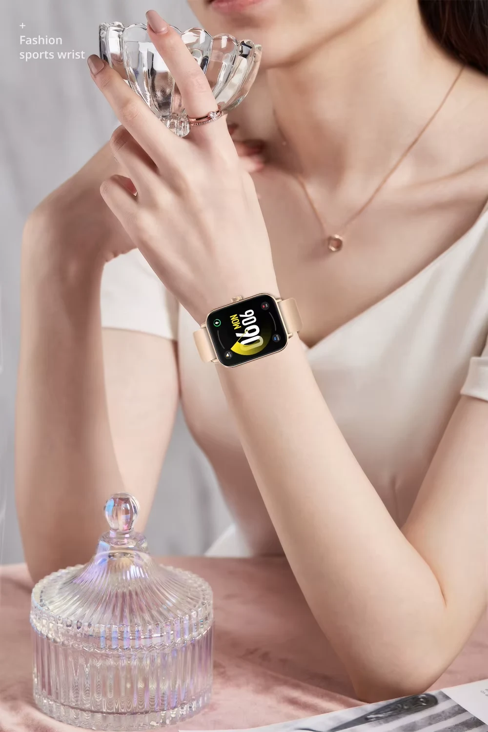 S6b76befcc94349e591623be993264941v COLMI P81 Smartwatch - Χρυσό - Image 3