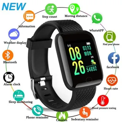 400x400_6602d1368d79c Smartwatch 116 Sport – Βηματομετρητής, Bluetooth & Ειδοποιήσεις (iOS & Android) - Image 6