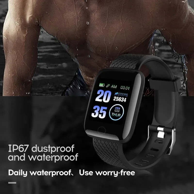 800x800_6602d139a2ad8 Smartwatch 116 Sport – Βηματομετρητής, Bluetooth & Ειδοποιήσεις (iOS & Android) - Image 3