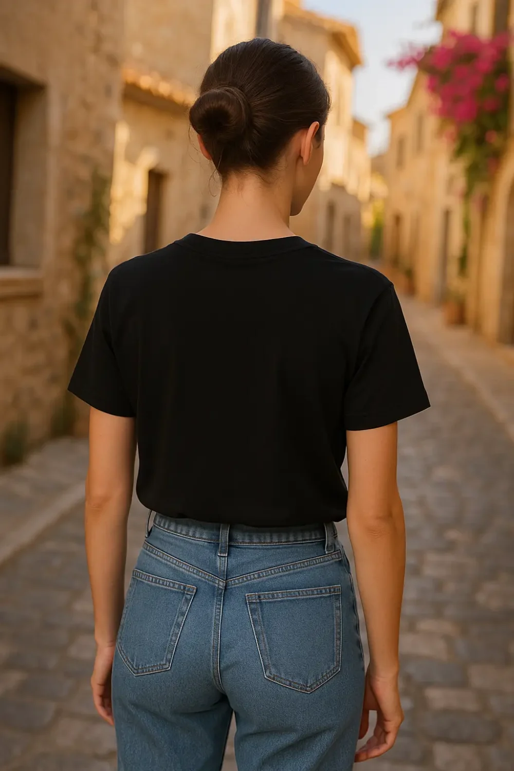 Νέο έργο - 2025-08-19T154659.940 Γυναικείο T-Shirt Μαύρο “Miu Miu” (Κεντημένο) - Image 4